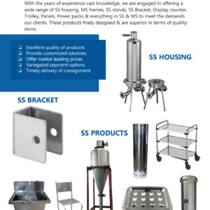 Custom SS and MS Fabrication Products by Shubhanga Technology